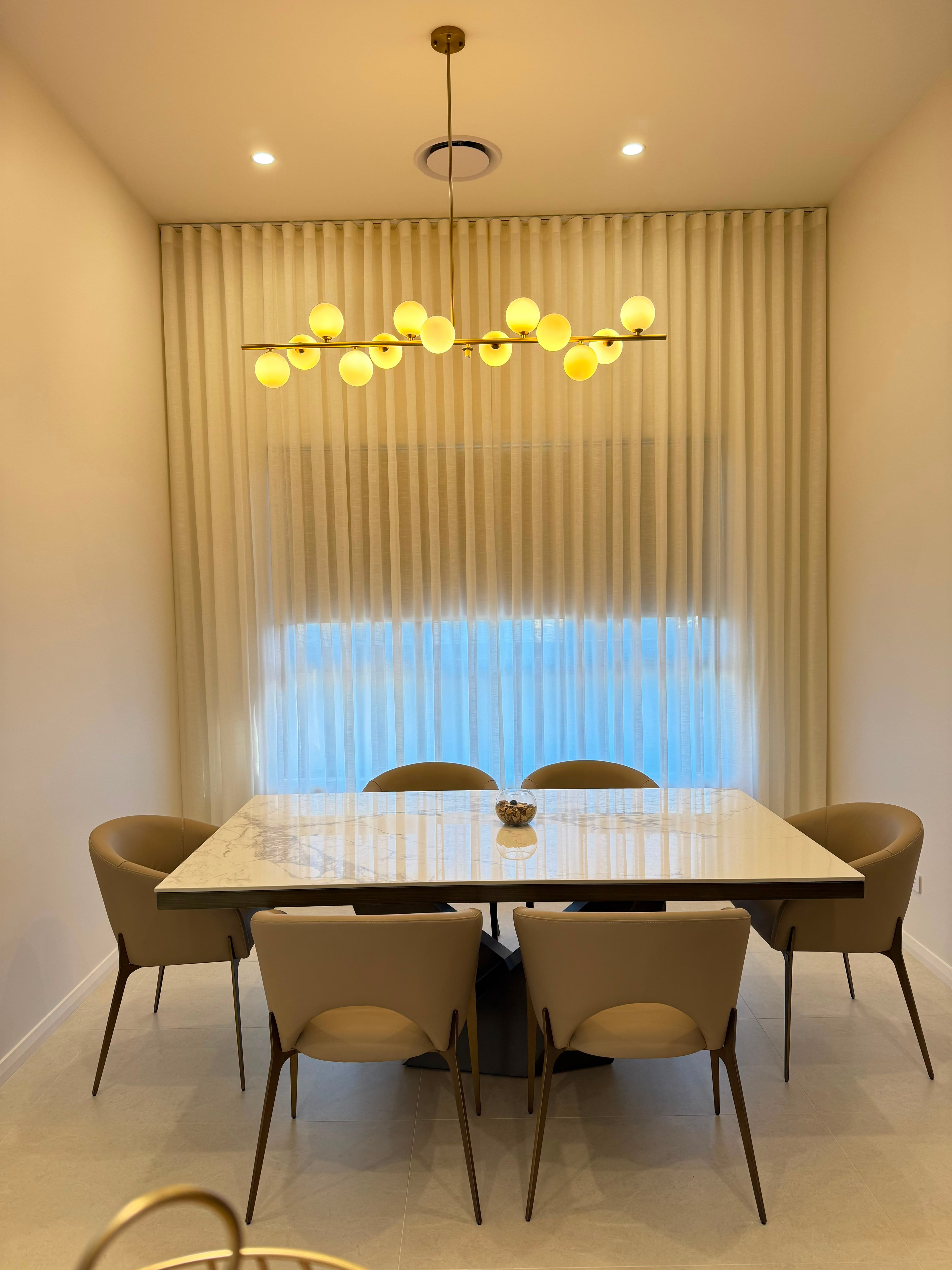 Floor-to-Ceiling Privacy window furnishing installation