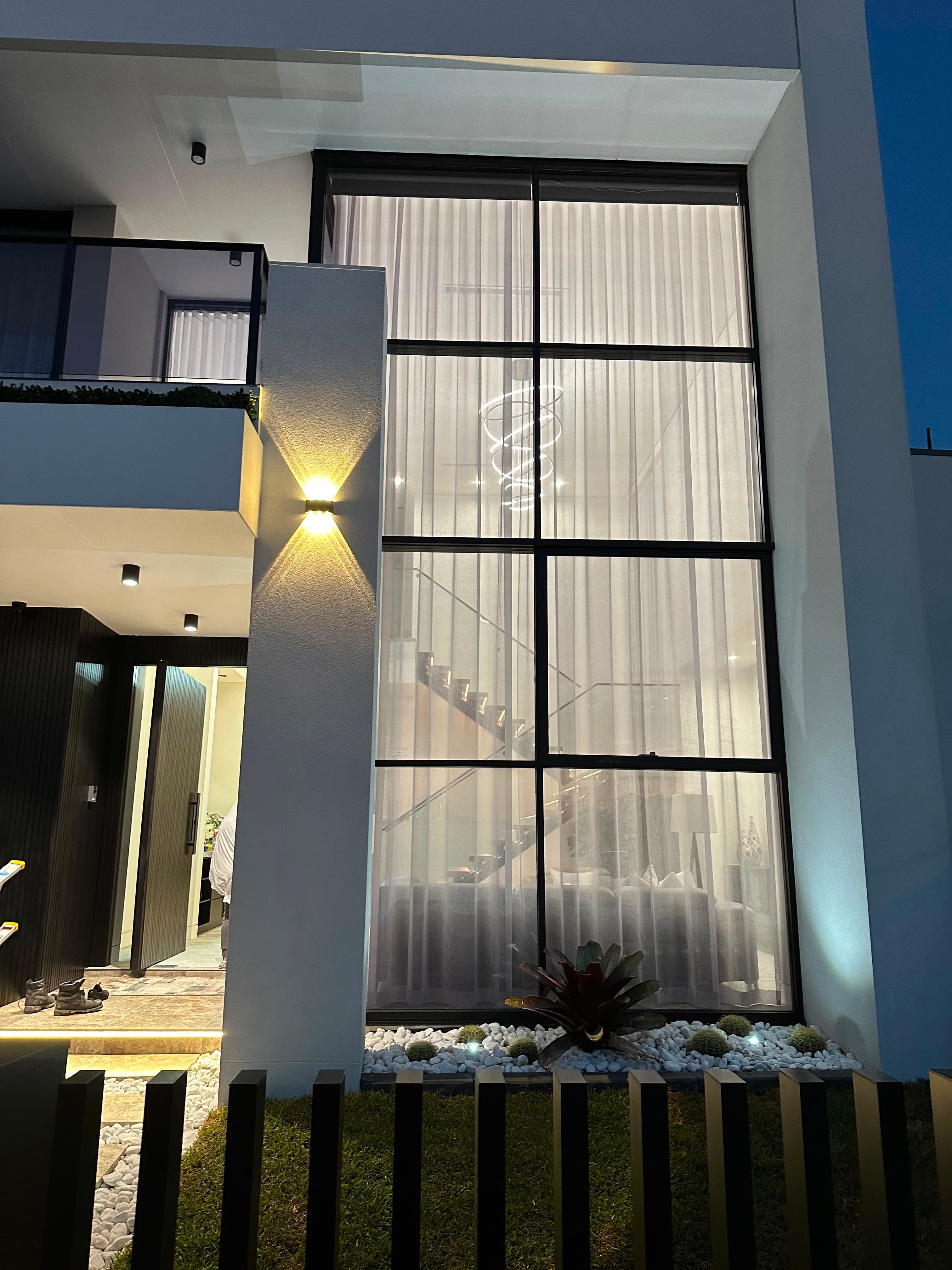 A Softer Outlook window furnishing installation