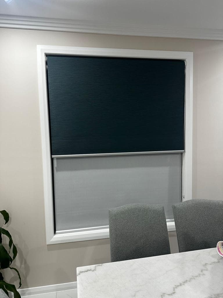 Layered Daylight window furnishing installation