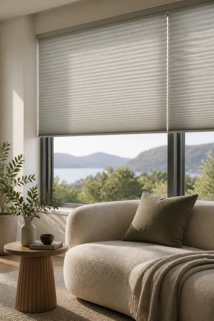 Cooler, Calmer Rooms window furnishing installation