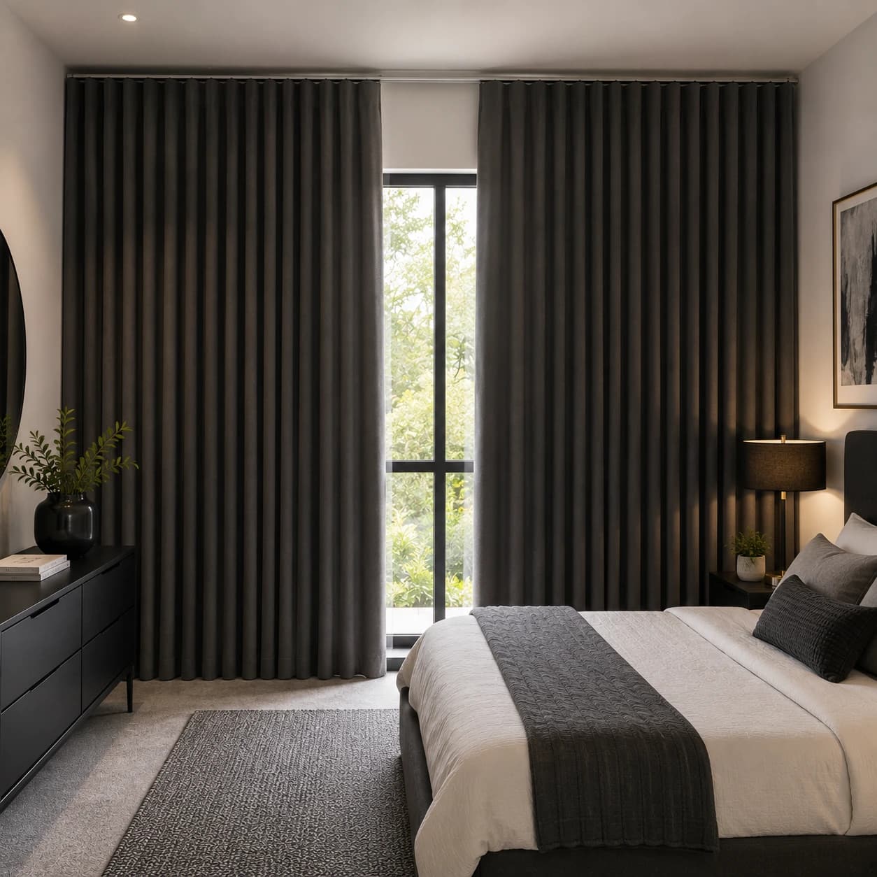 Blockout Curtain Detail window furnishing installation
